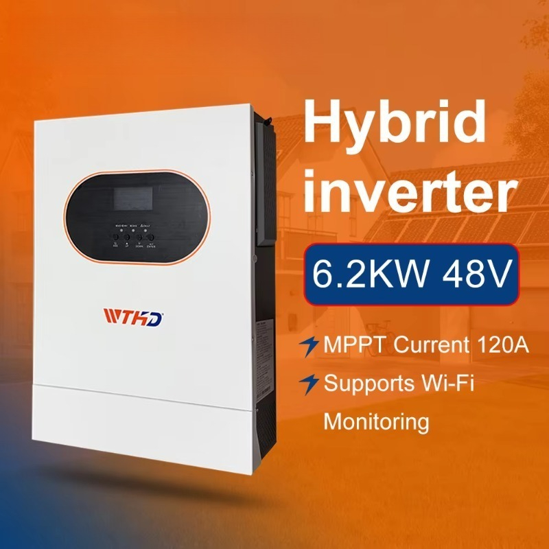 6.2KW Single Phase Off Grid On - Off Grid Solar Inverter 48V 6000W review and price