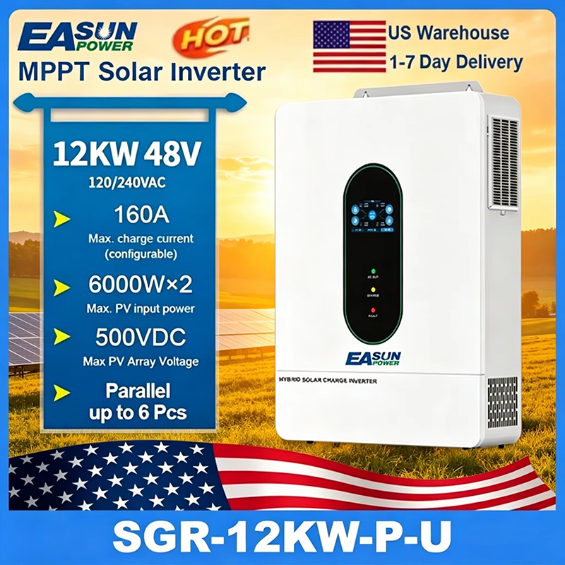 EASUN POWER 120V/110V 12KW hyb - Grid Tie Inverter Limiter 2000W review and price