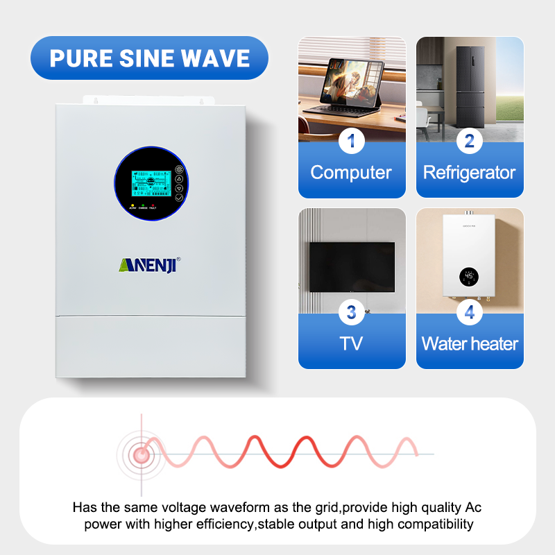 ANENJI Split Phase 12KW 48V Hy - Off Grid Solar Inverter 48V 6000W review and price