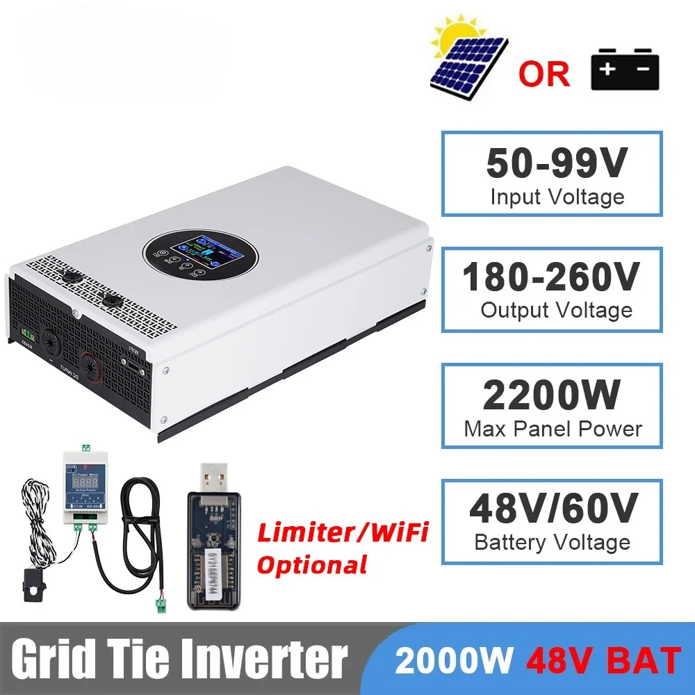 2000W 1500W Grid Tie Inverter  - Grid Tie Inverter Limiter 2000W review and price
