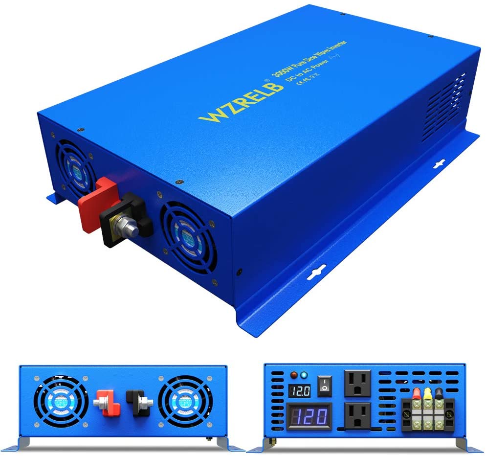 Pure Sine Wave Power Inverter  - Inverter Pure Sine Wave 60Hz 120V 3000W review and price