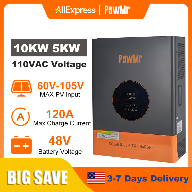 PowMr 10KW 5KW Split Phase Inv - Split Phase Inverter 10Kw 110V 220V review and price